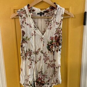 Pink Clover Floral Blouse - Small